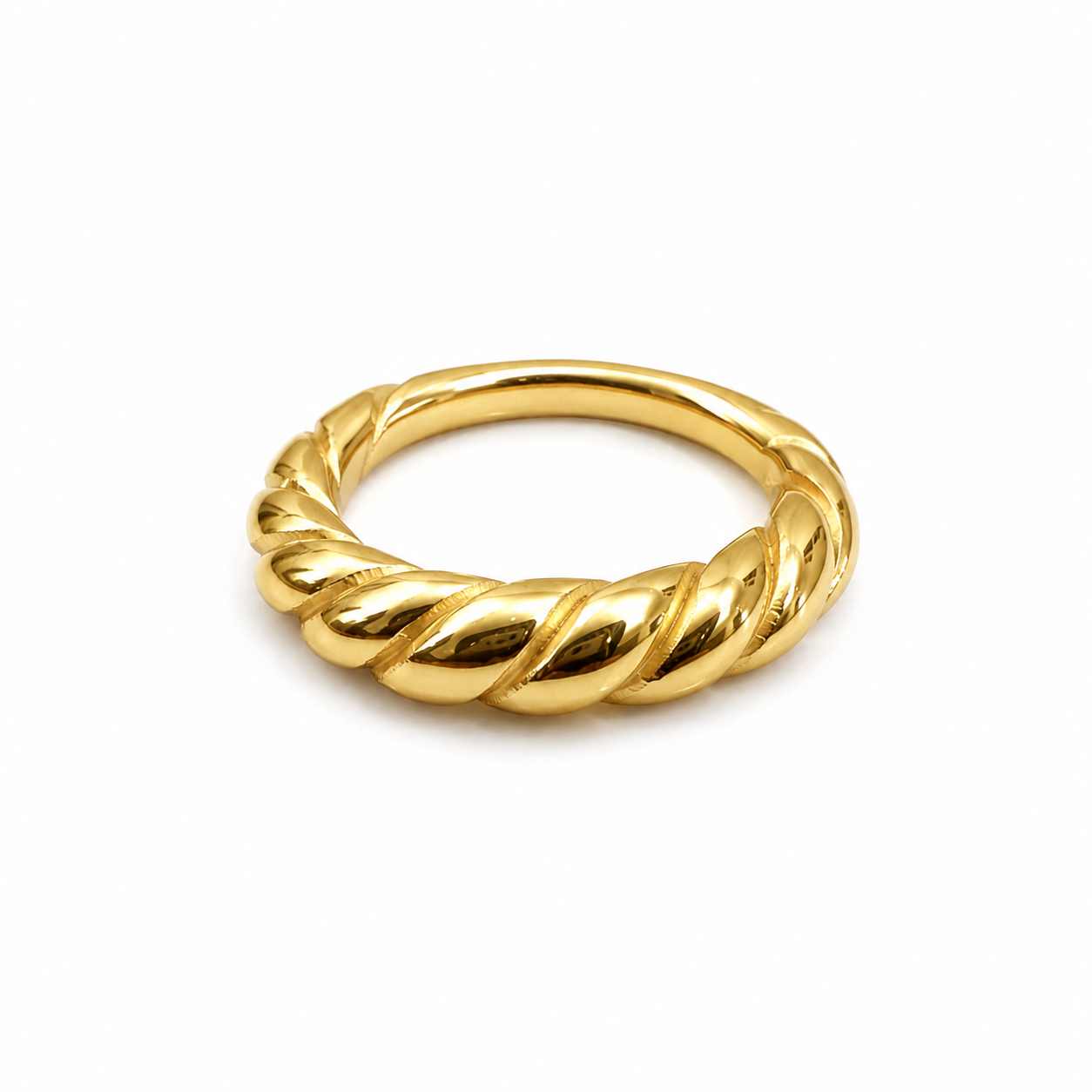 Anel Twisted Dourado