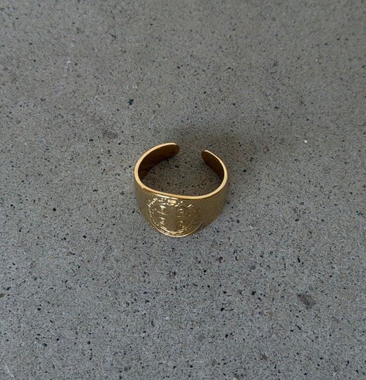 Anel Crist Dourado