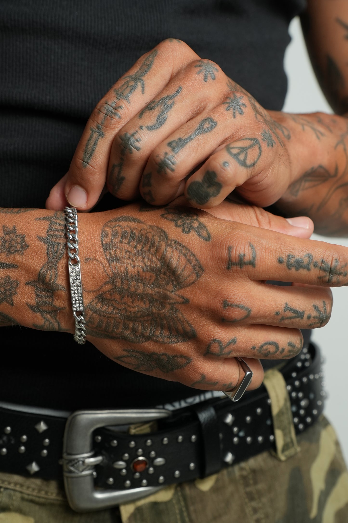 Anel Black de Aço Inoxidável