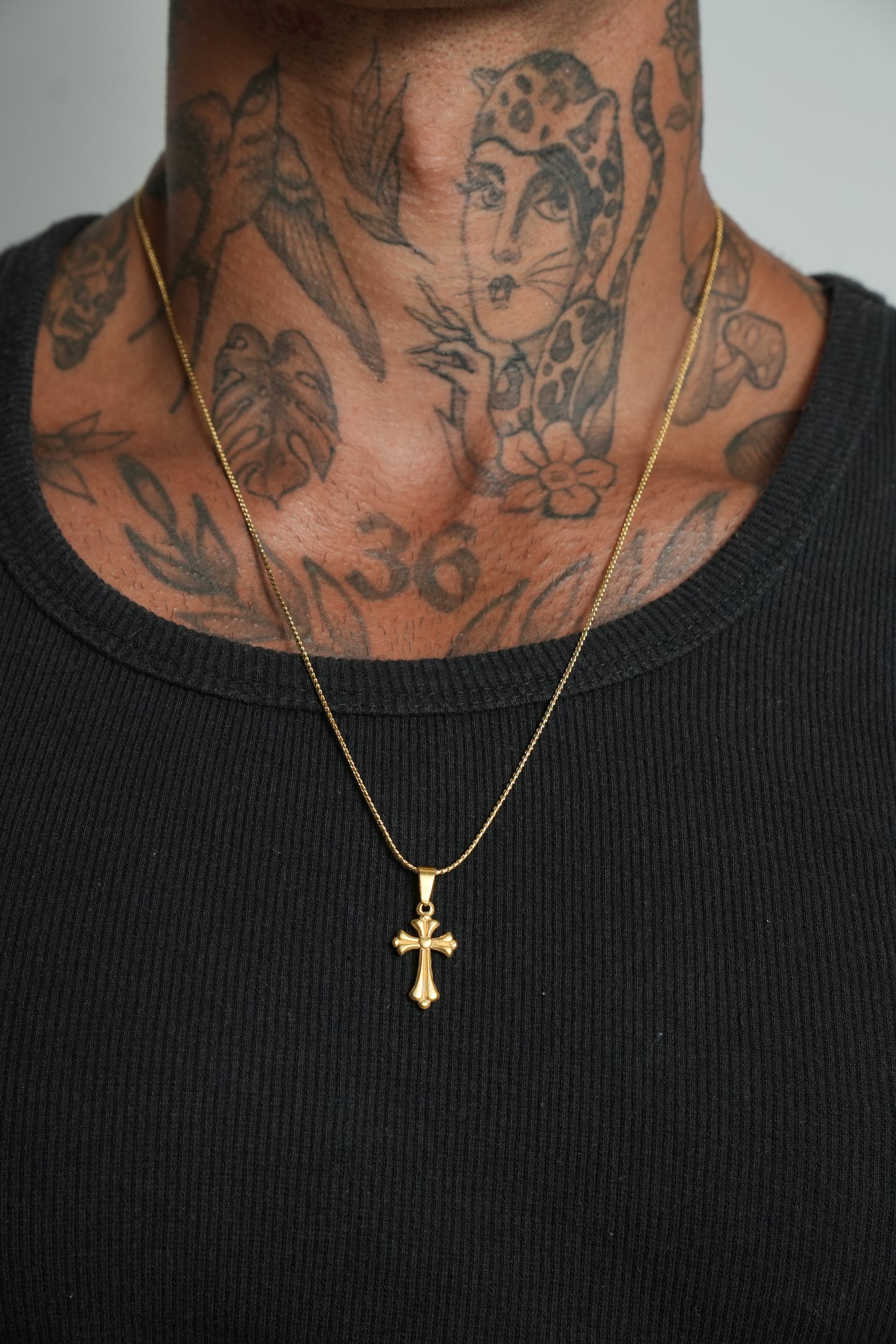 Colar Cruz For Dourado