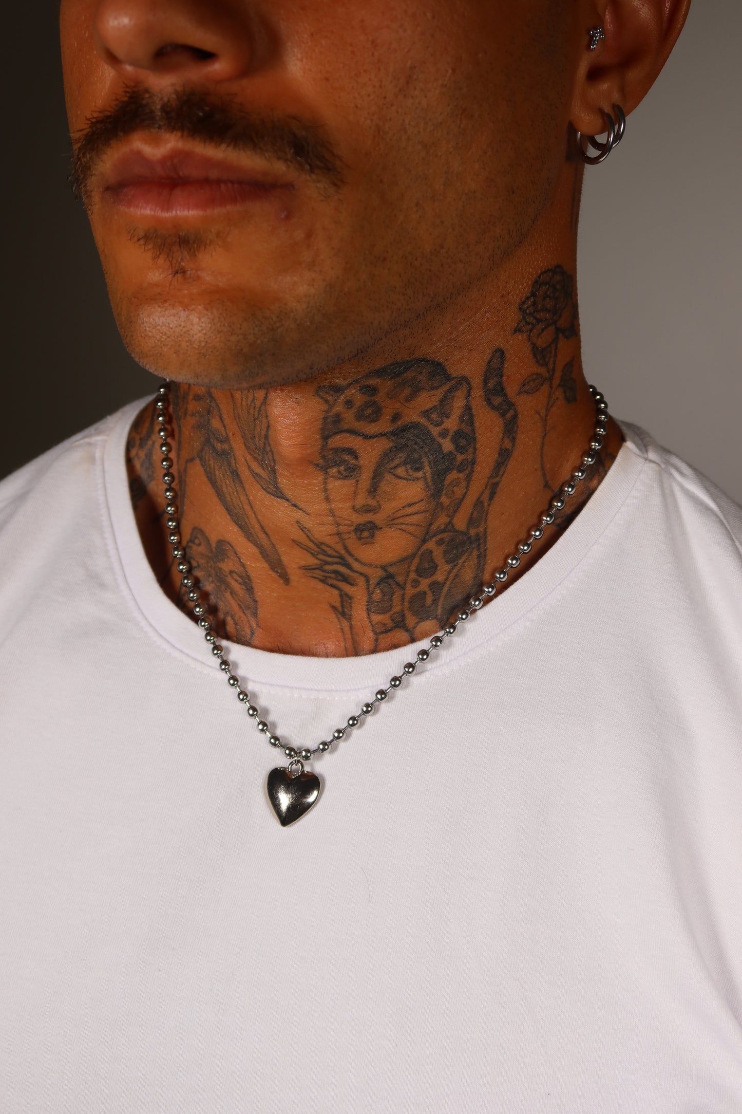 Colar Heart de Aço Inoxidável