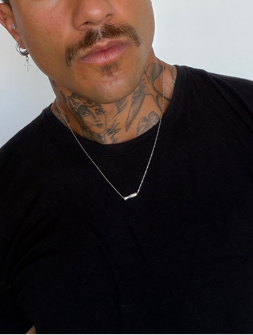 Colar Fish de aço inoxidável