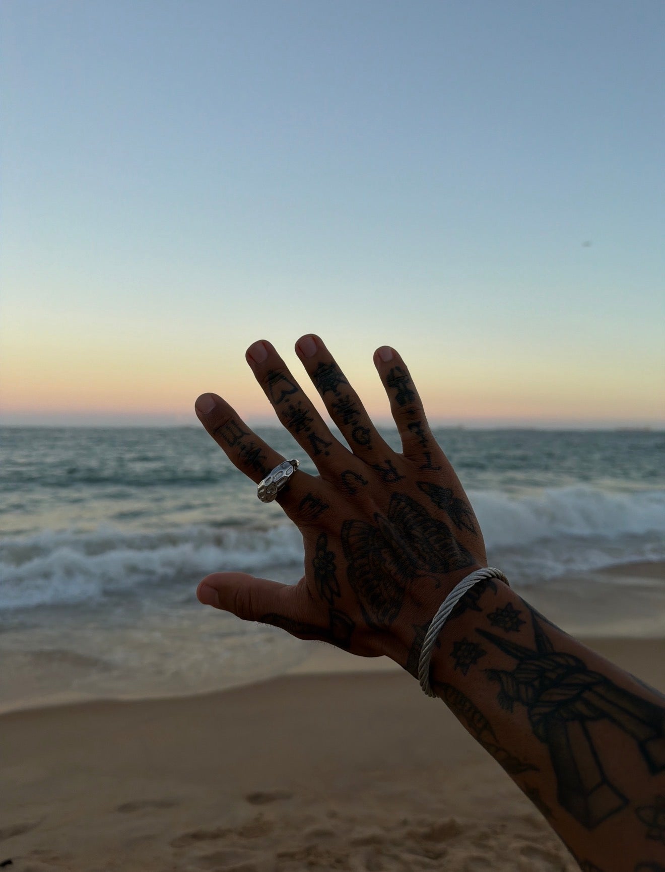 Anel Dune de aço inoxidável