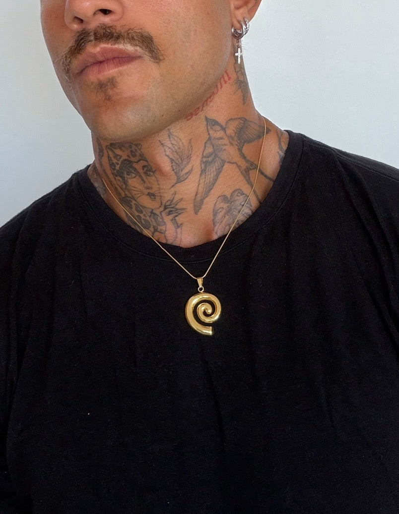 Colar Spiral Dourado