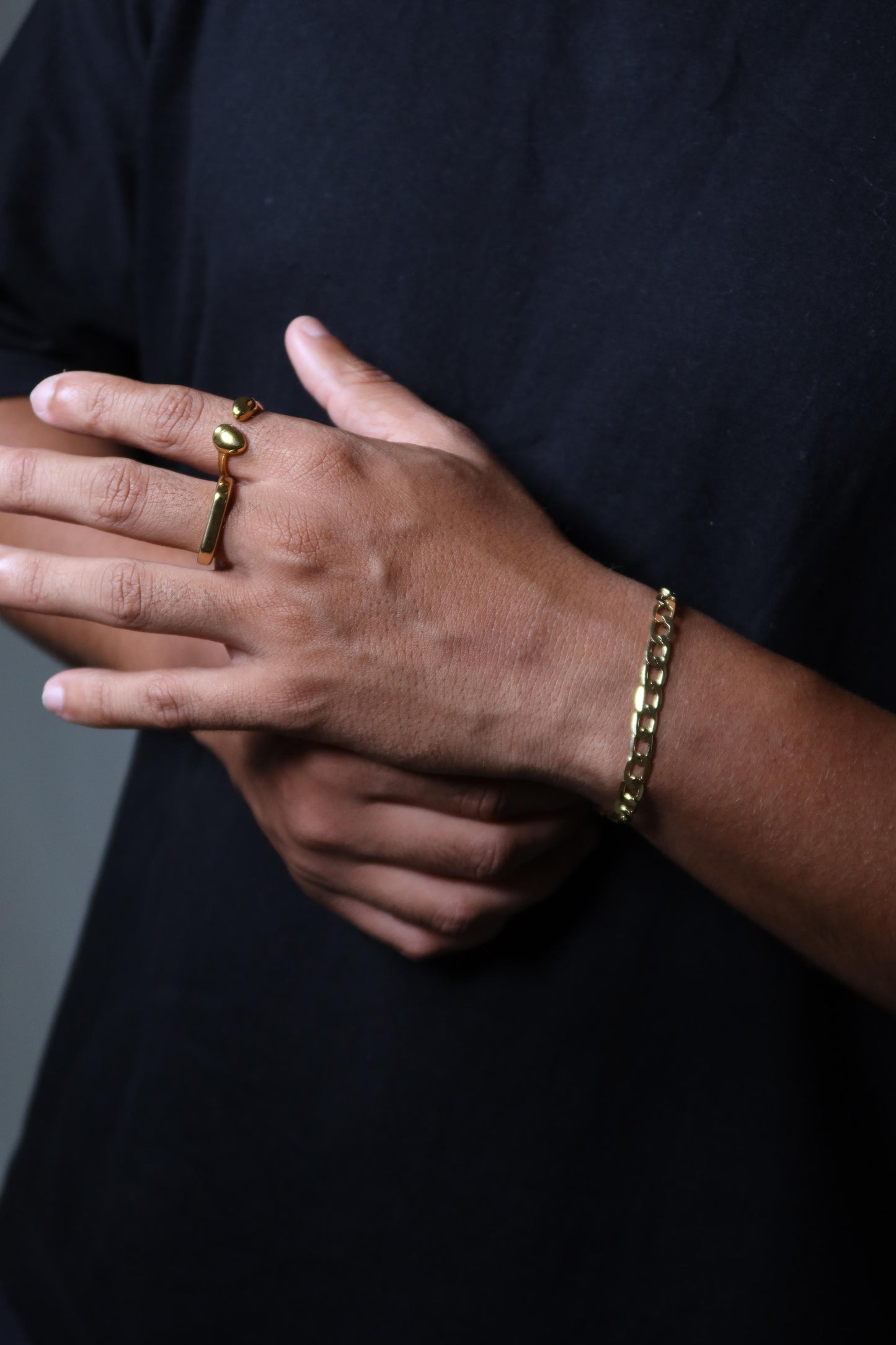 Pulseira Whisper de Aço Inoxidável Dourado