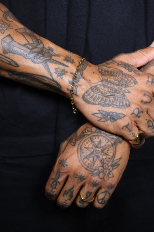 Pulseira Cairo de Aço Inoxidável Dourado