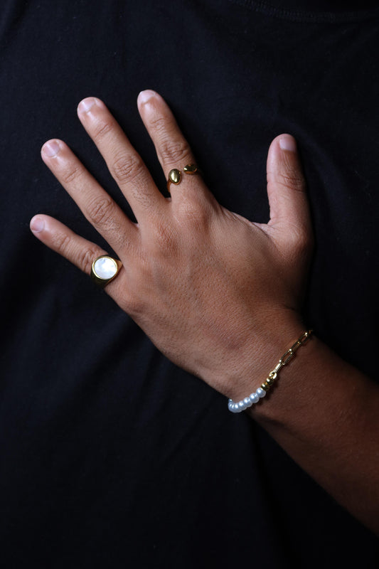 Pulseira  Duo  Dourada