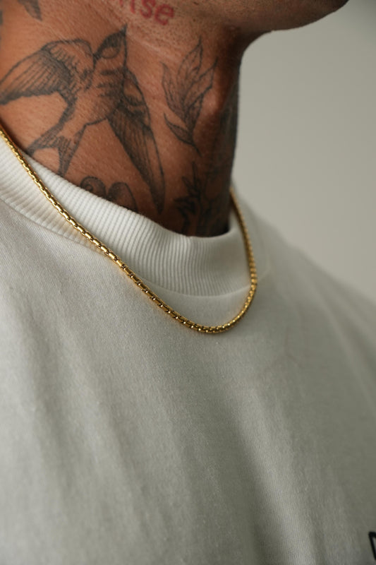 Colar Rich em Aço Inoxidável Dourado