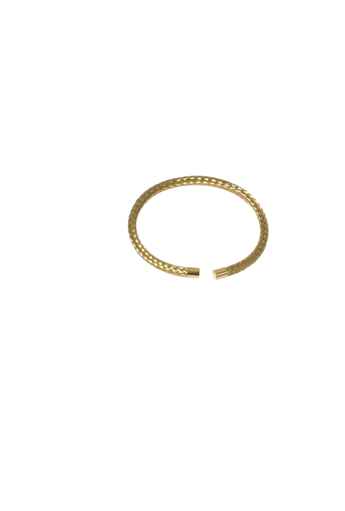 Bracelete Axle de Aço Inoxidável Dourado