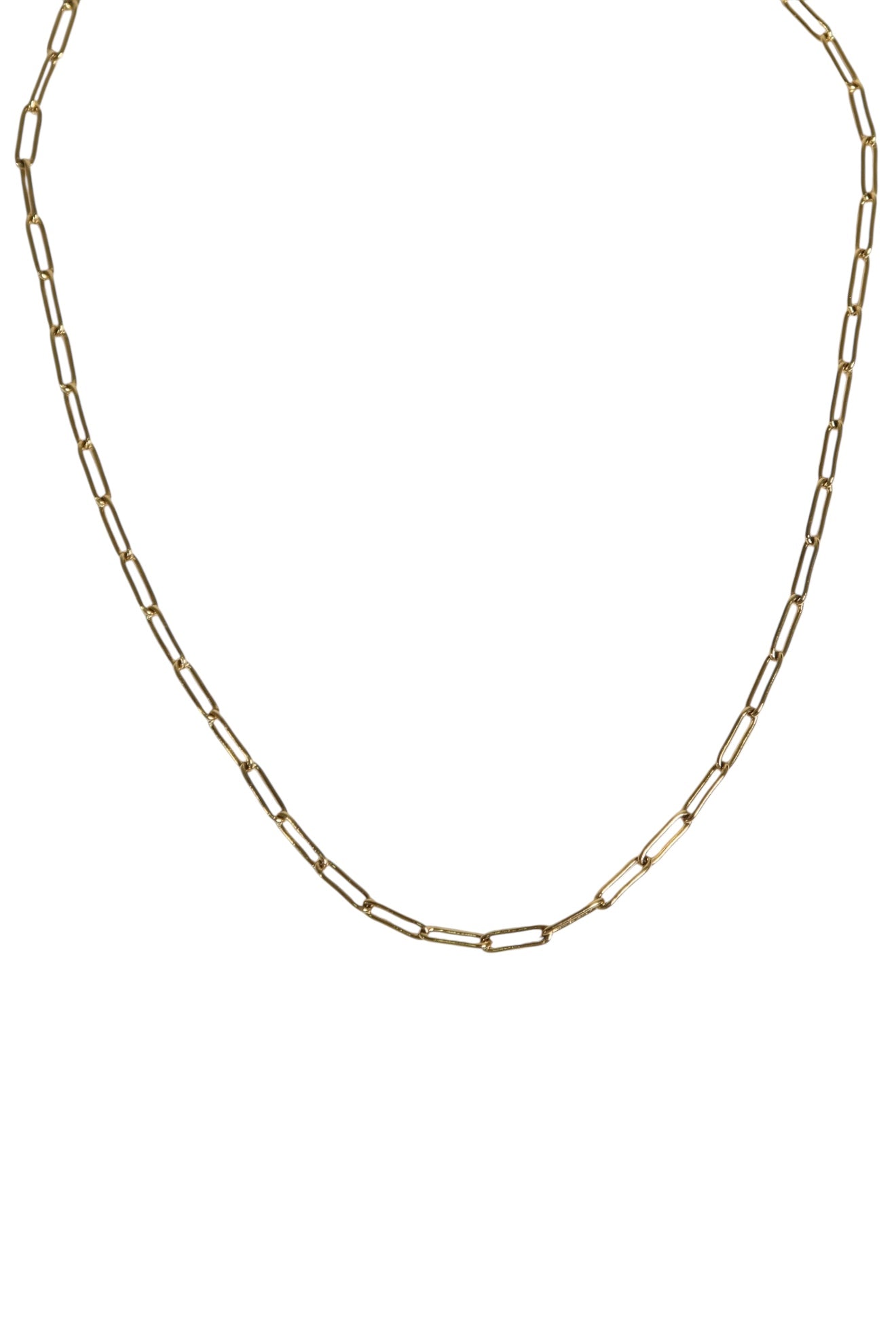 Colar Locked de Aço Inoxidável Dourado