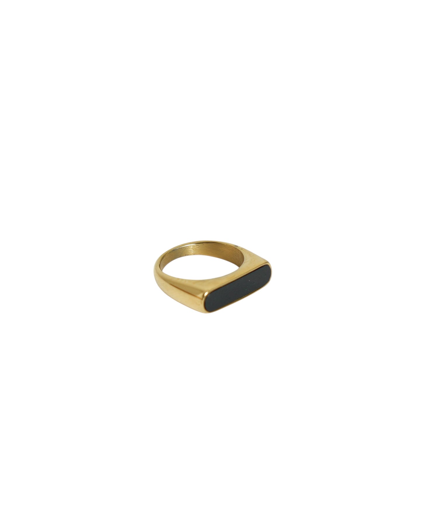 Anel Black Dourado