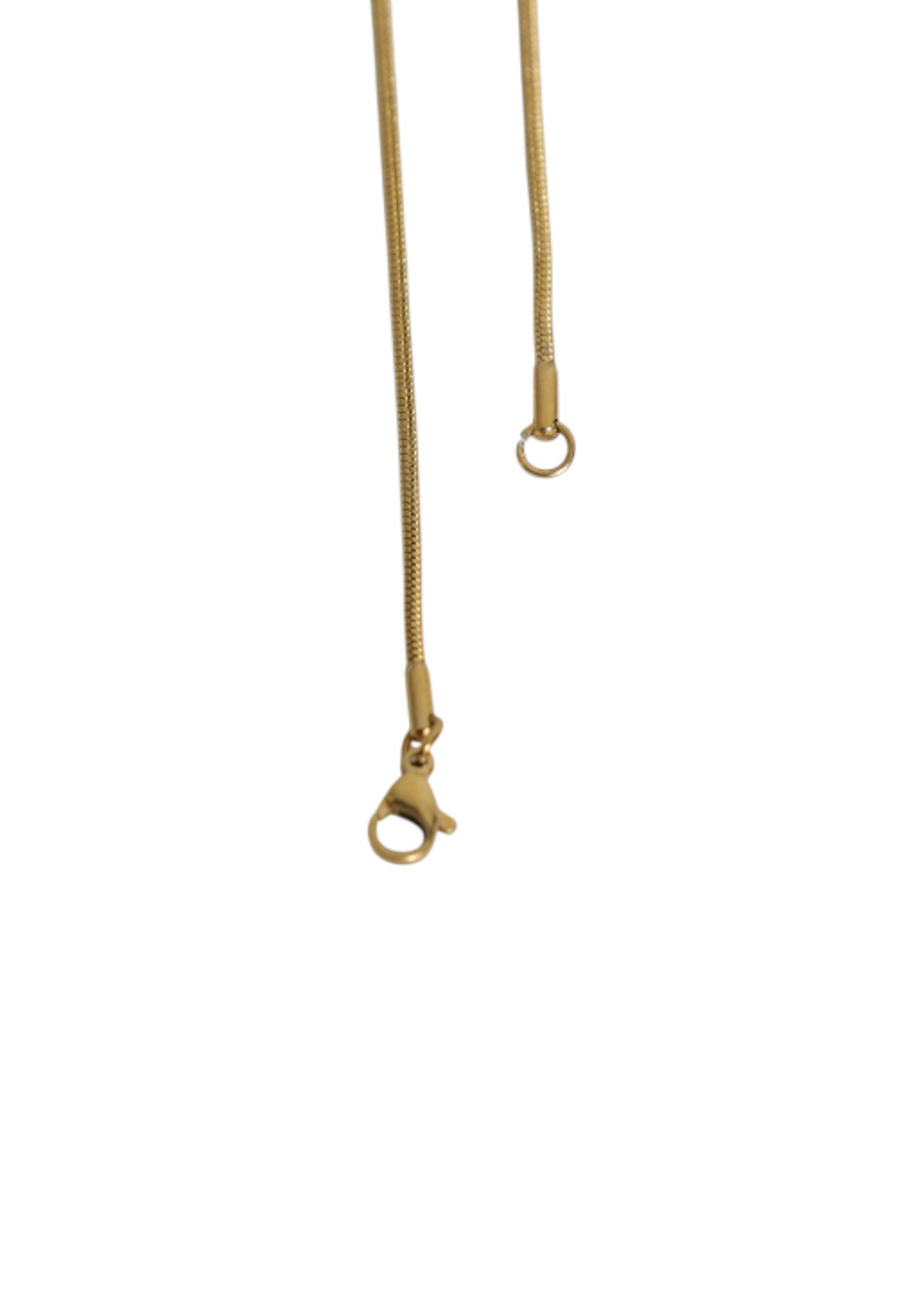 Colar Cruz Cravejada Dourada